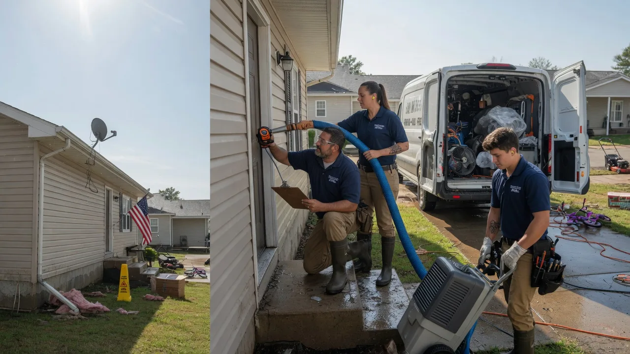 Ceiling Water Damage Restoration in Jacob, IL near me